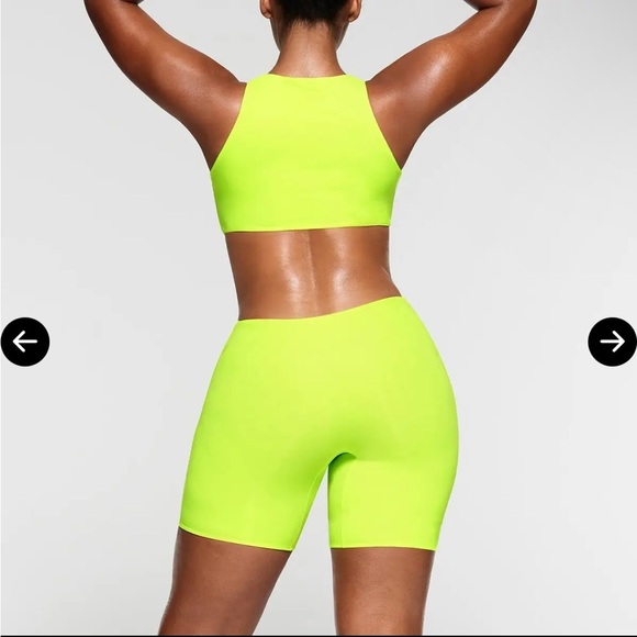 SKIMS Fits Everybody High Neck Cut Out Onesie Green Size 3X - Picture 3 of 7